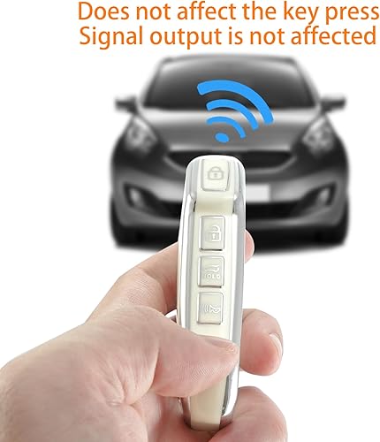 Miniatura 6 de para llavero Kia, estuche con hebilla de metal, fundaprotección de TPU suave, 4-5 botones para llave remota Kia Cerato Ceed Forte NIRO Sorento