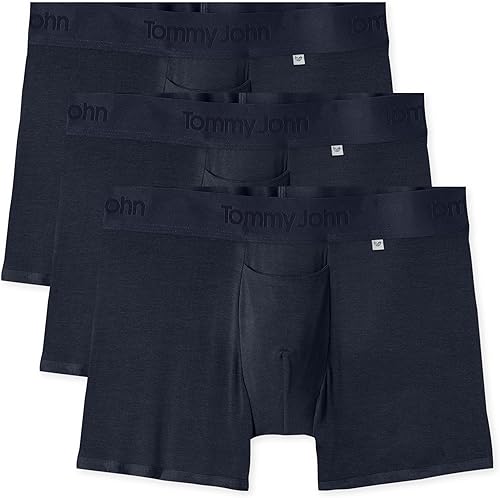 Tommy John Ropa interior para hombre de 4 pulgadas, bolsa de hamaca para mayor apoyo, tela de segunda piel para una comodidad apenas