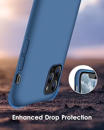 Miniatura 3 de DTTO Funda compatible con iPhone 11 Pro Max, serie Romance, funda de silicona protección mejorada de cámara y pantalla con cojín de rejilla de panal