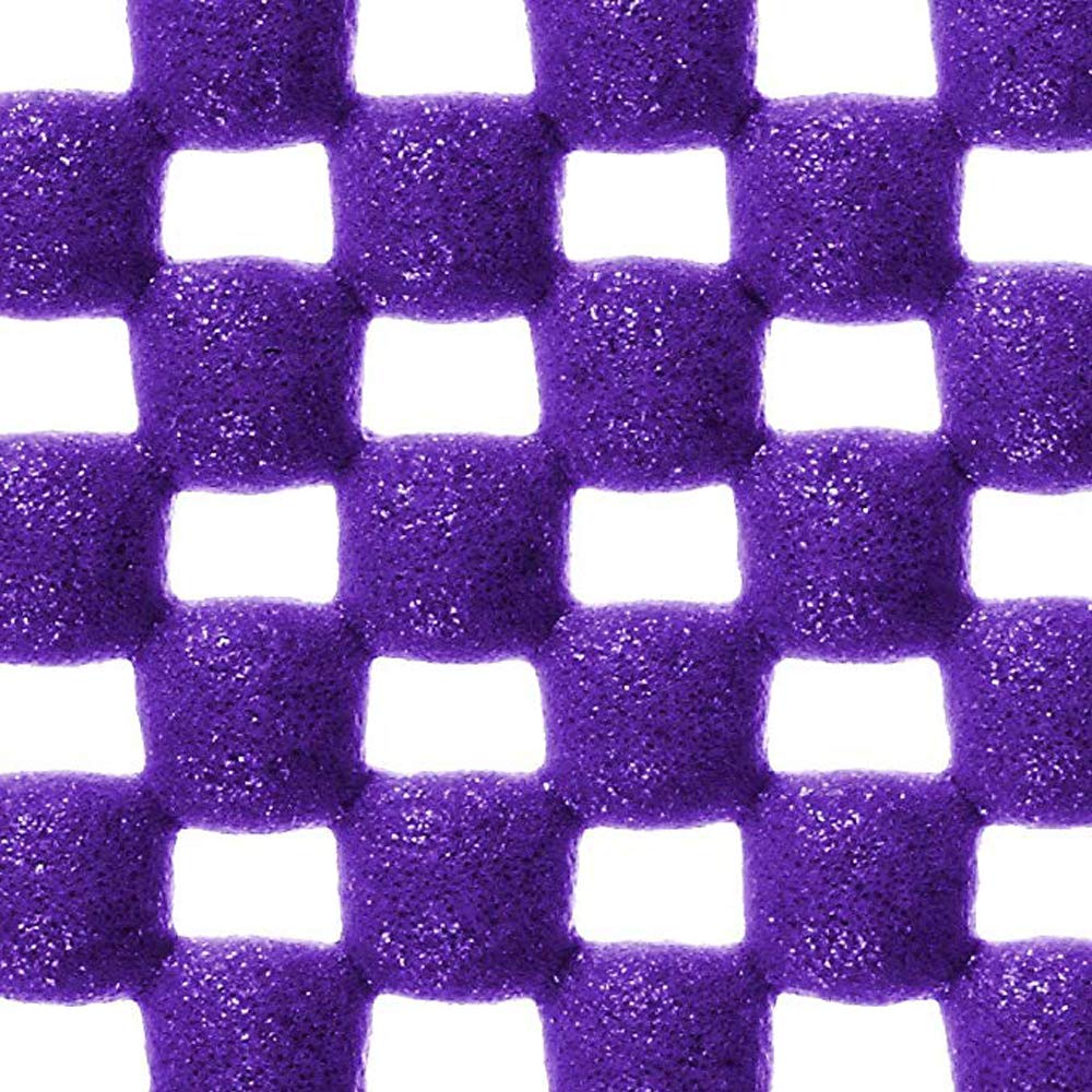 Wkładka do półki, szuflady, antypoślizgowa mata, półki, 30 cm x 16,5 cm, wzór siatki, PCW, nieprzylepna wkładka chwytowa, antypoślizgowa mata do szafek kuchennych, regałów drucianych, spiżarni, komody, lodówki (fioletowa)