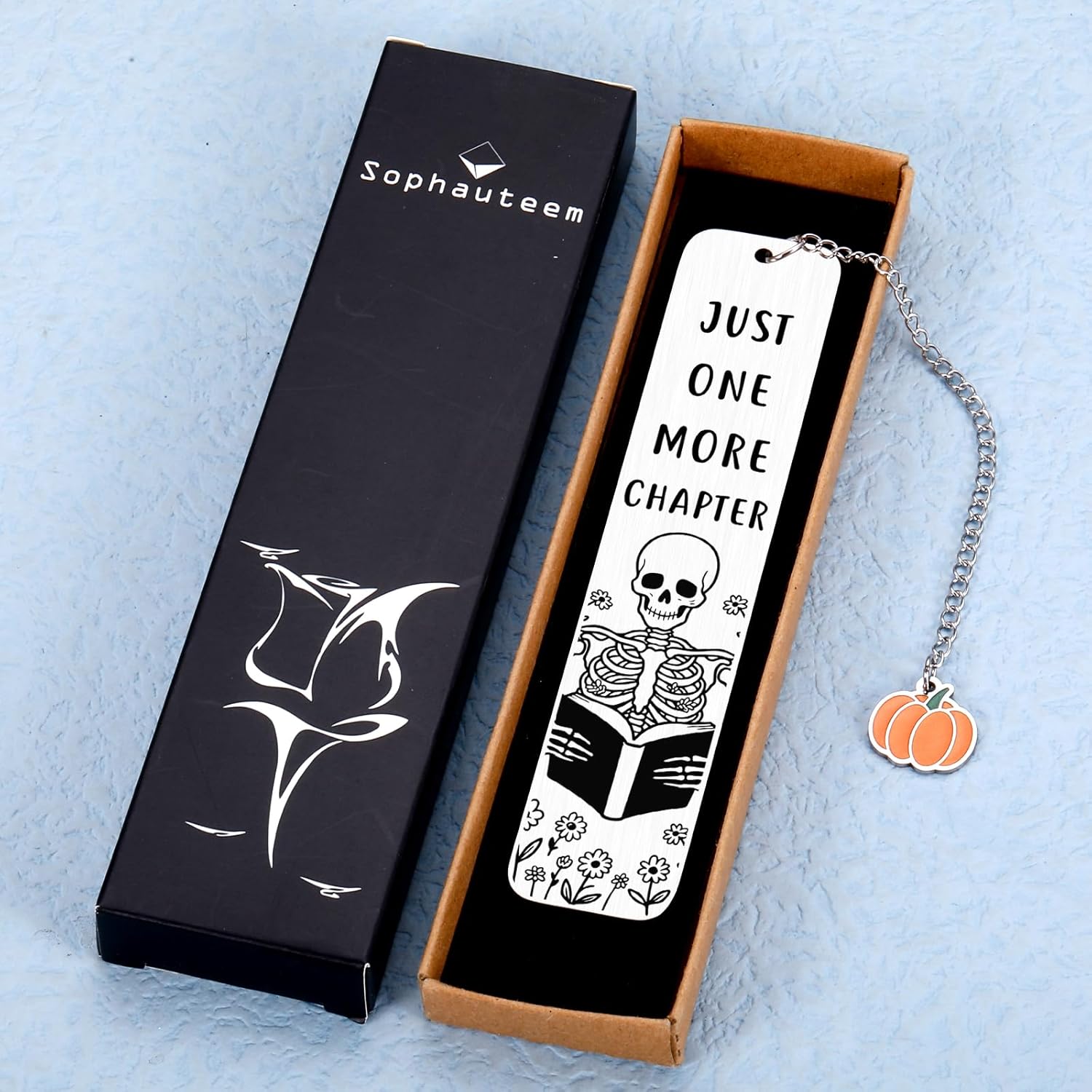 Just One More Chapter Bookmark, Book Lover Gifts for Women Men, Valentine’s Day Gifts for Readers, Dark Romance Bookish Gifts, Funny Metal Bookmark, Cool Reading Accessories, Gifts for Bookworms - Image 7