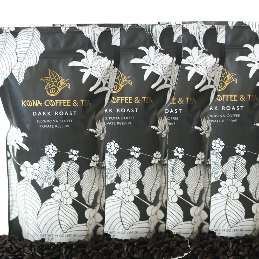 Dark Roast - 100% Kona Whole Bean 14 oz.