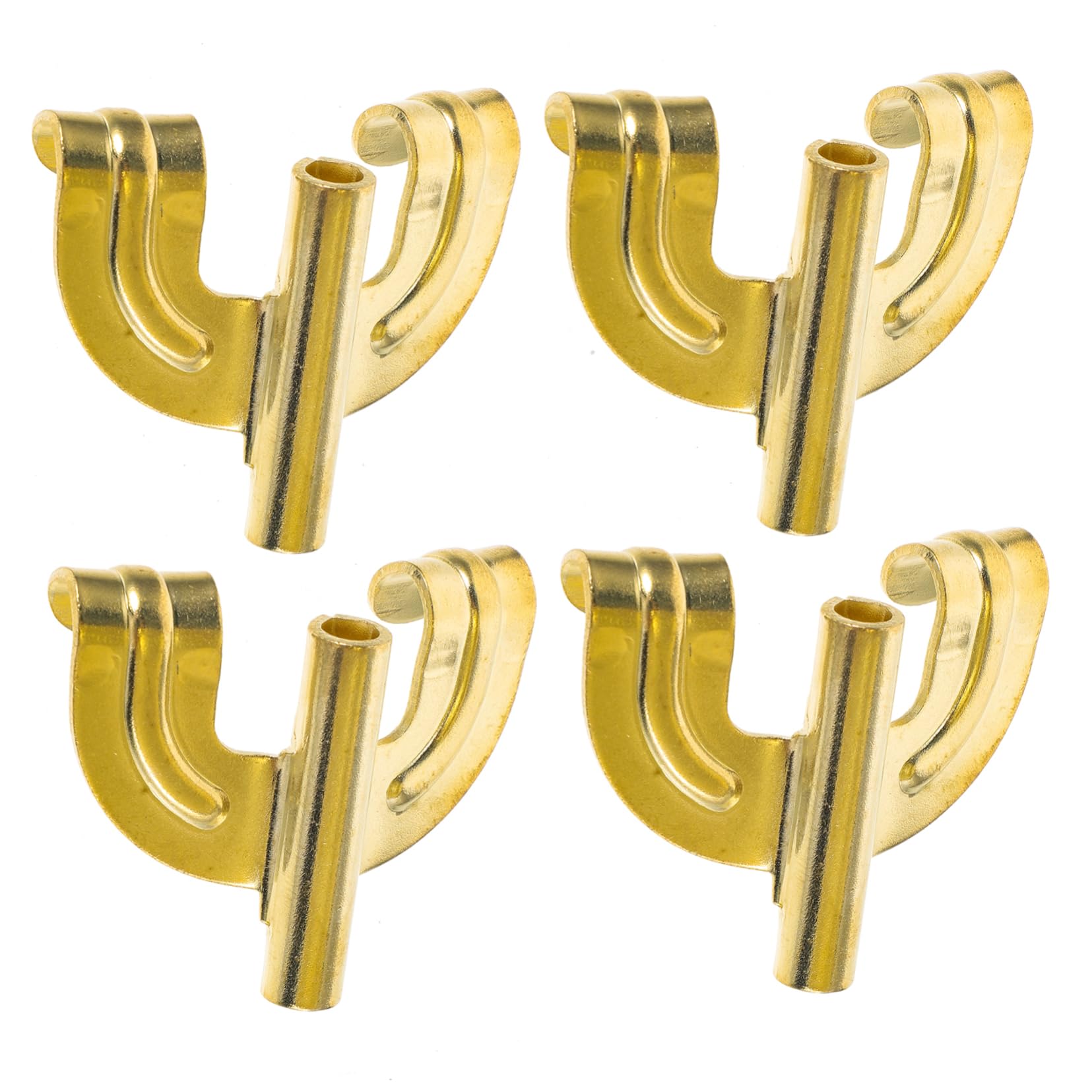 Yardwe 4Pcs Metal Drum Claw Hook Sturdy Bass Claw Hook for Drum Kits with Smooth Finish Replacement Assembly