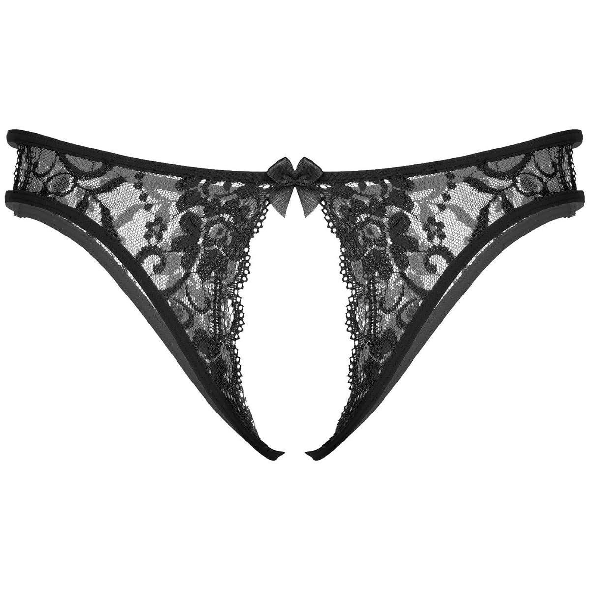 [FEESHOW] 男性下着 ブリーフ メンズ シースルー 通気性 レース 透け透け 穴あき ショーツ ブリーフパンツ セクシー フィット ストレッチ 誘惑 三角