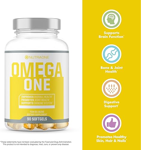Miniatura 4 de Suplemento de aceite de pescado OmegaOne Omega-3 de NutraOne (90 pastillas de aceite de pescado de 500 mg)