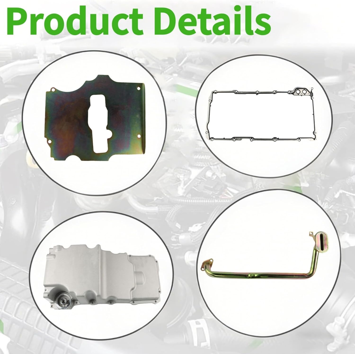 munirater 302-2 Engine Aluminum Low Profile Oil Pan Kit Replacement for Firebird Nova A-pollo Ventura Omega A-body G-body F-body LS1 LS2 LS3 LS6