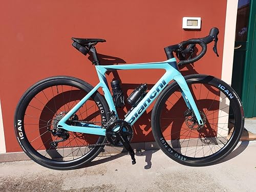 Miniatura 4 de ICAN AERO(Plus) Disco de 1.575 in1.969 in 47.80 oz48.75 oz49.38 oz50.44 oz Carbon Road Bike Wheelset 700C Freno de disco 0.722 in0.906 in Ancho