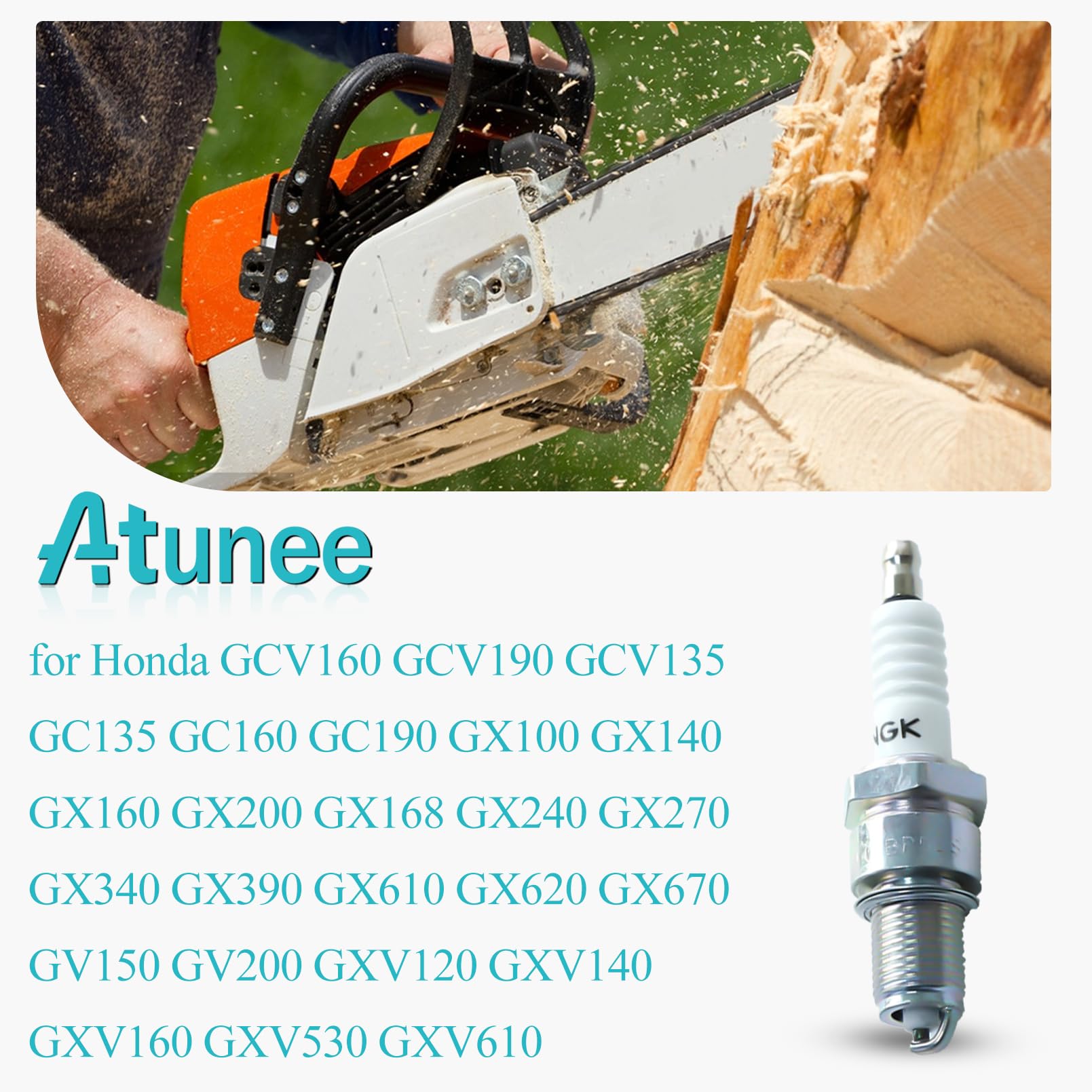 Candela Ngk Bpr4es Per Motore Honda - Foto 8