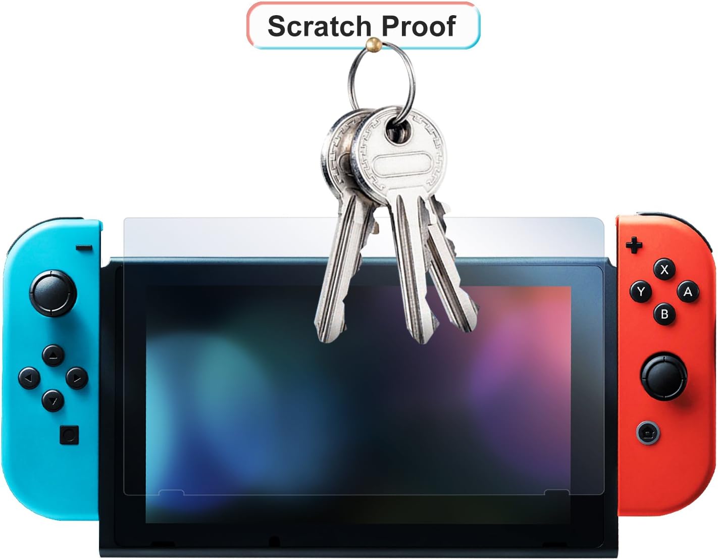NS Switch Screen Protector- Younik 0.125mm/4H High Response Clear Film Screen Protector for NS Switch (3 Packs)