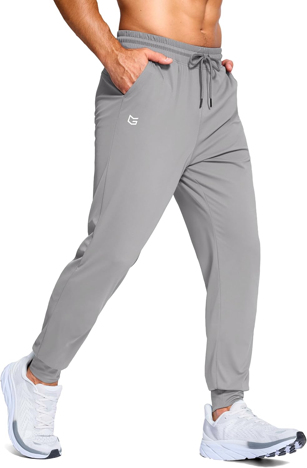 G Gradual Men's Joggers Lightweight Athletic Workout Pants with Pockets Stretch Track Running Sweatpants for Men Gym Sports