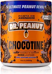 DR. Peanut Pasta de Amendoim Sabor Chocotine, Pote 600g