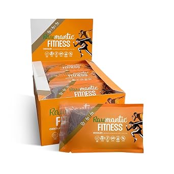 Rawmantic Vegan Plant Based Protein Bar Pack of 12 Blend of Raw Chocolate, Seeds Grains & more, Sweetened with Tapioca Fiber, No Artificial Flavors, Dairy-Free, Gluten-Free & Guilt-Free Snacks