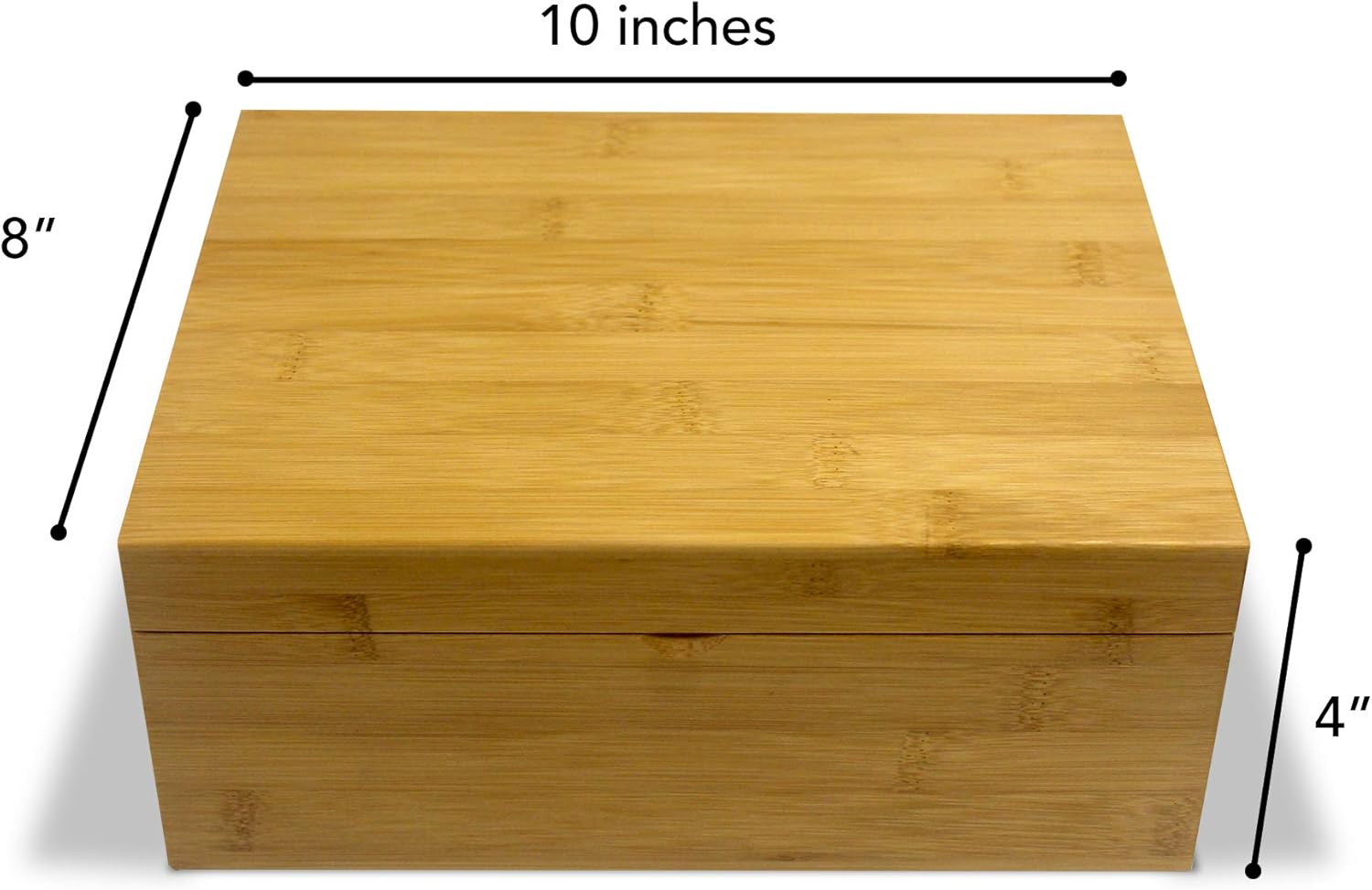 mcyiqihai Bamboo Keepsake Box with Magnetic Lid | Wooden Box for Storage and Jewelry : Home & Kitchen