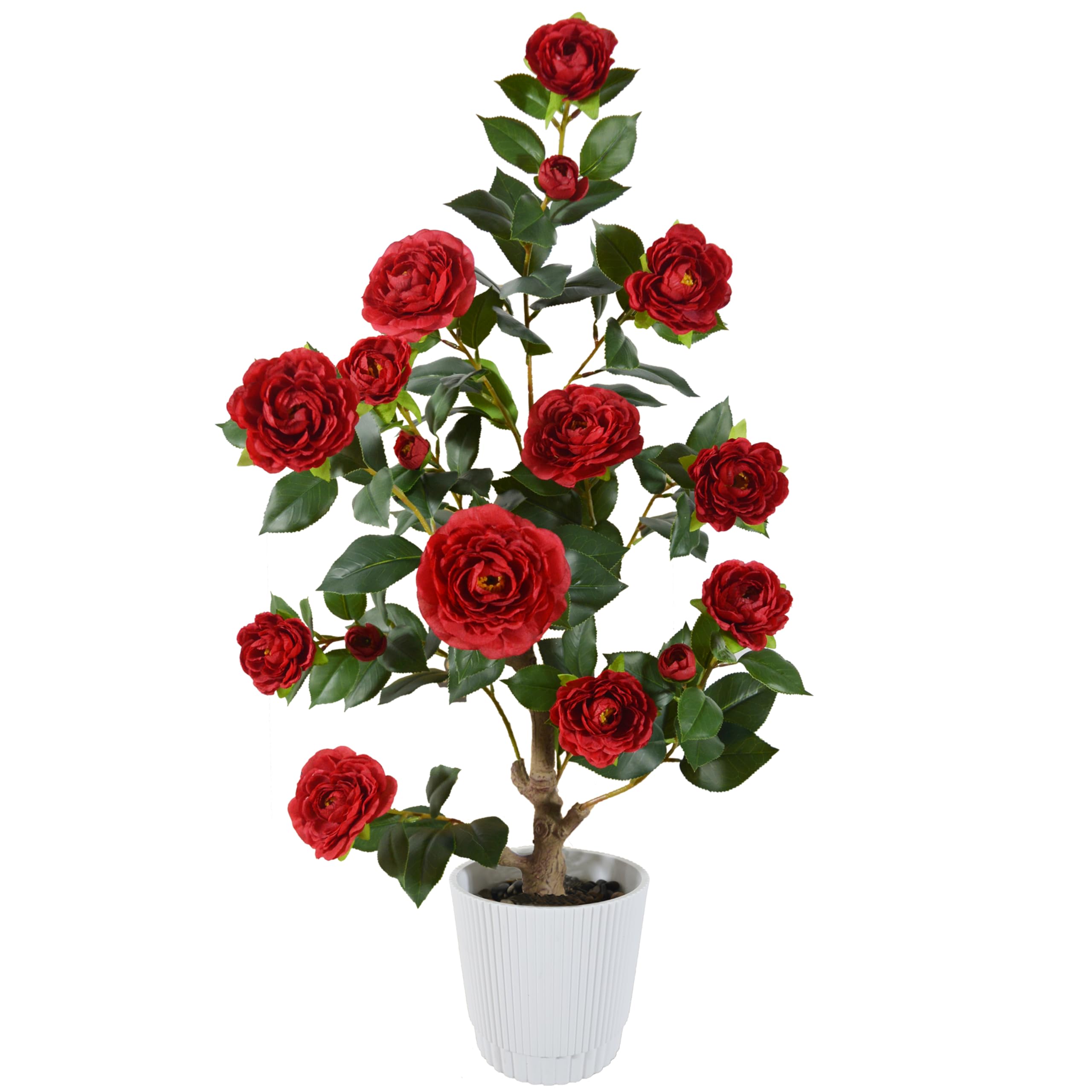 Warmplants Artificial Camellia Tree 3ft