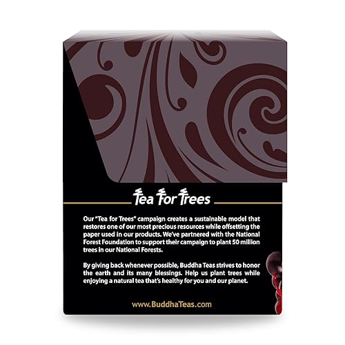 Miniatura 8 de Buddha Teas Té orgánico de saúco para una mejor inmunidad - OU Kosher, USDA orgánico, CCOF orgánico, 18 bolsas de té sin blanqueador