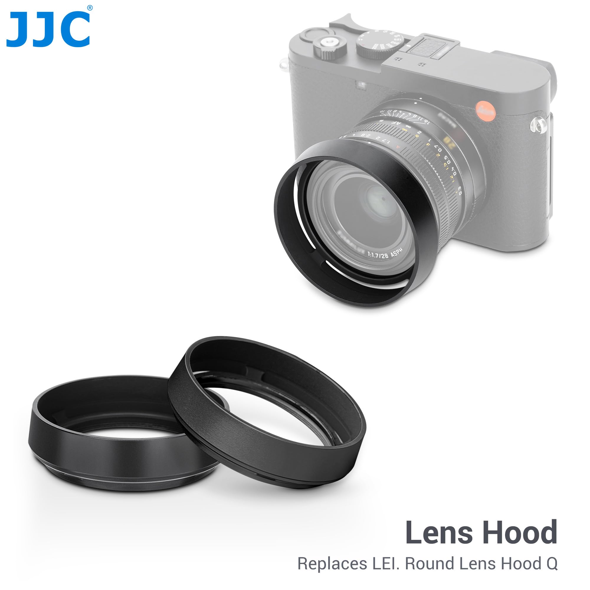 Bouchon Objectif Avant Leica Q Q2 Q3 E49 19673 Noir Bouchon D'objectif