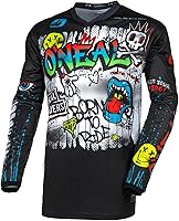 Vista 7 de O'Neal Element Jersey para Niños, Ropa de Carreras, Negro/Gris, Talla S