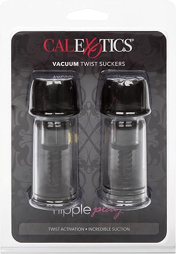 Miniatura 5 de California Exotic Novelties Nipple Play - Ventosas al vacío, color negro y transparente