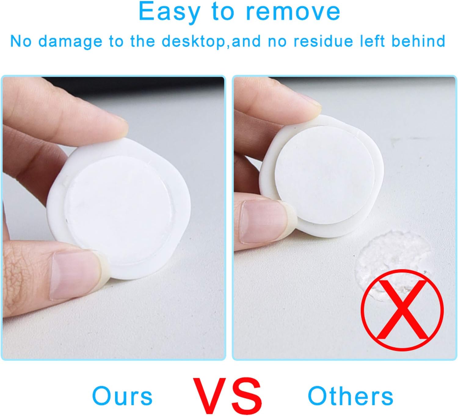 BQTQ 30 Pieces Cable Clips Cable Holder Self Adhesive Cable Management Wire Clips Muti-Purpose Cord Clip Organizer for Home and Office Desk Organization (White)
