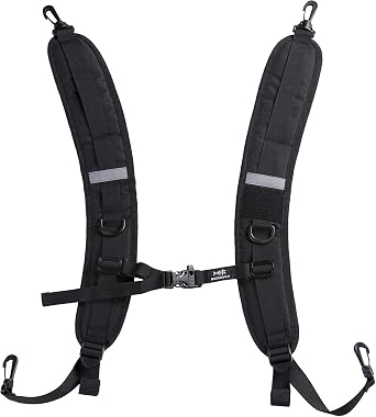 Backpack Straps Replacement,Waterproof Replacement Shoulder Strap with Adjustable Belt for Shoulder Bag Backpack Black Dry Bag Padded Shoulder Straps Gripper Travel Strap Belts Travel Accessories