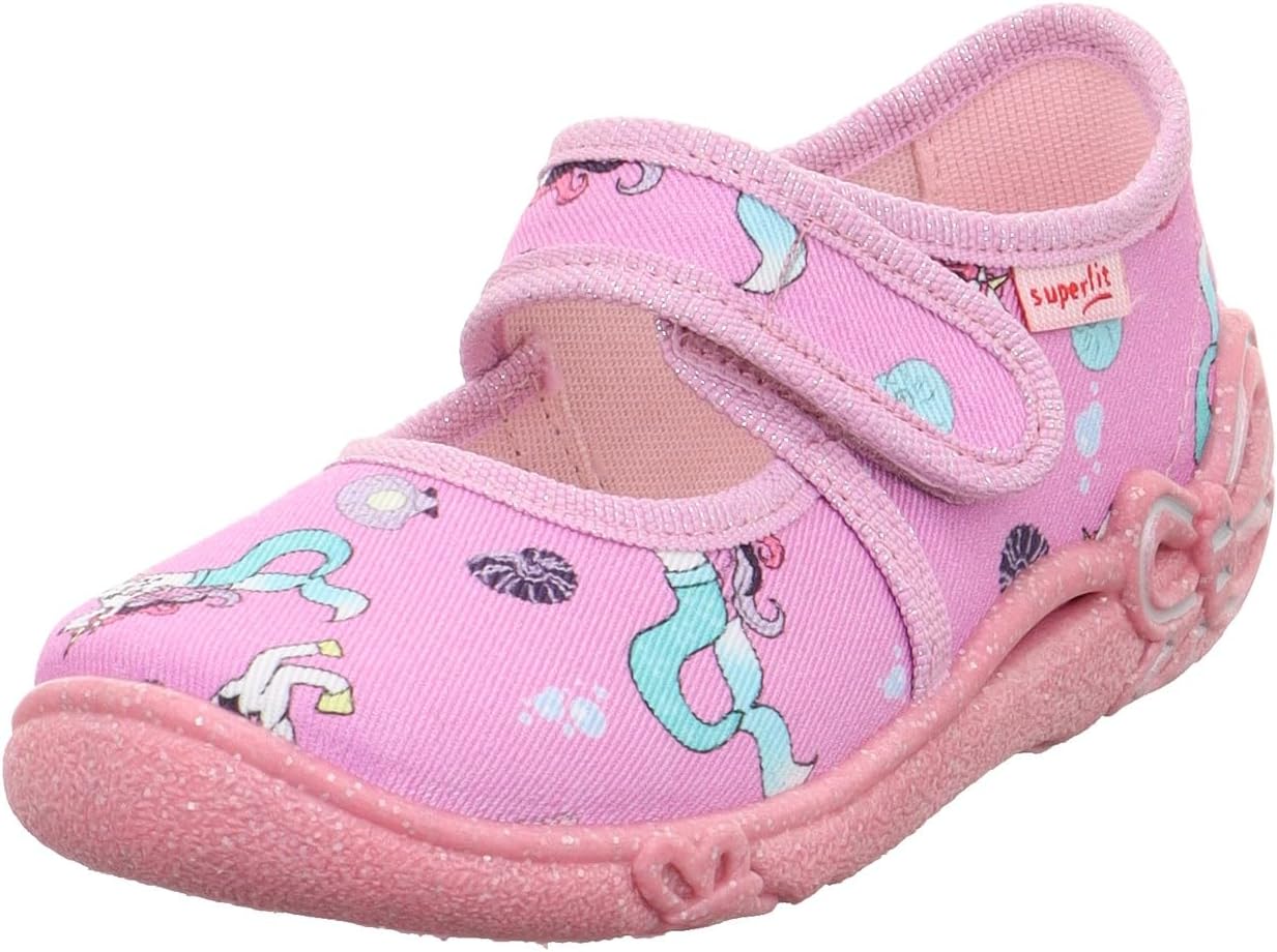 Superfit Belinda Pantofole Per Bambine - Mary Jane In Tessuto, Suola Flessibile, Con Chiusura A Strappo - Foto 1