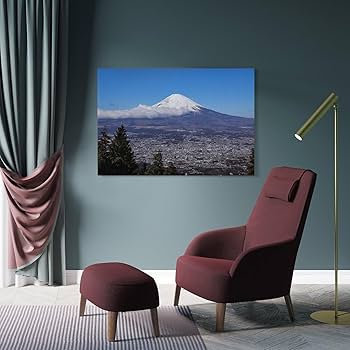 富士夕景　乙女峠より　パステル画 富士夕景 乙女峠より パステル画 富士夕景 乙女峠より パステル