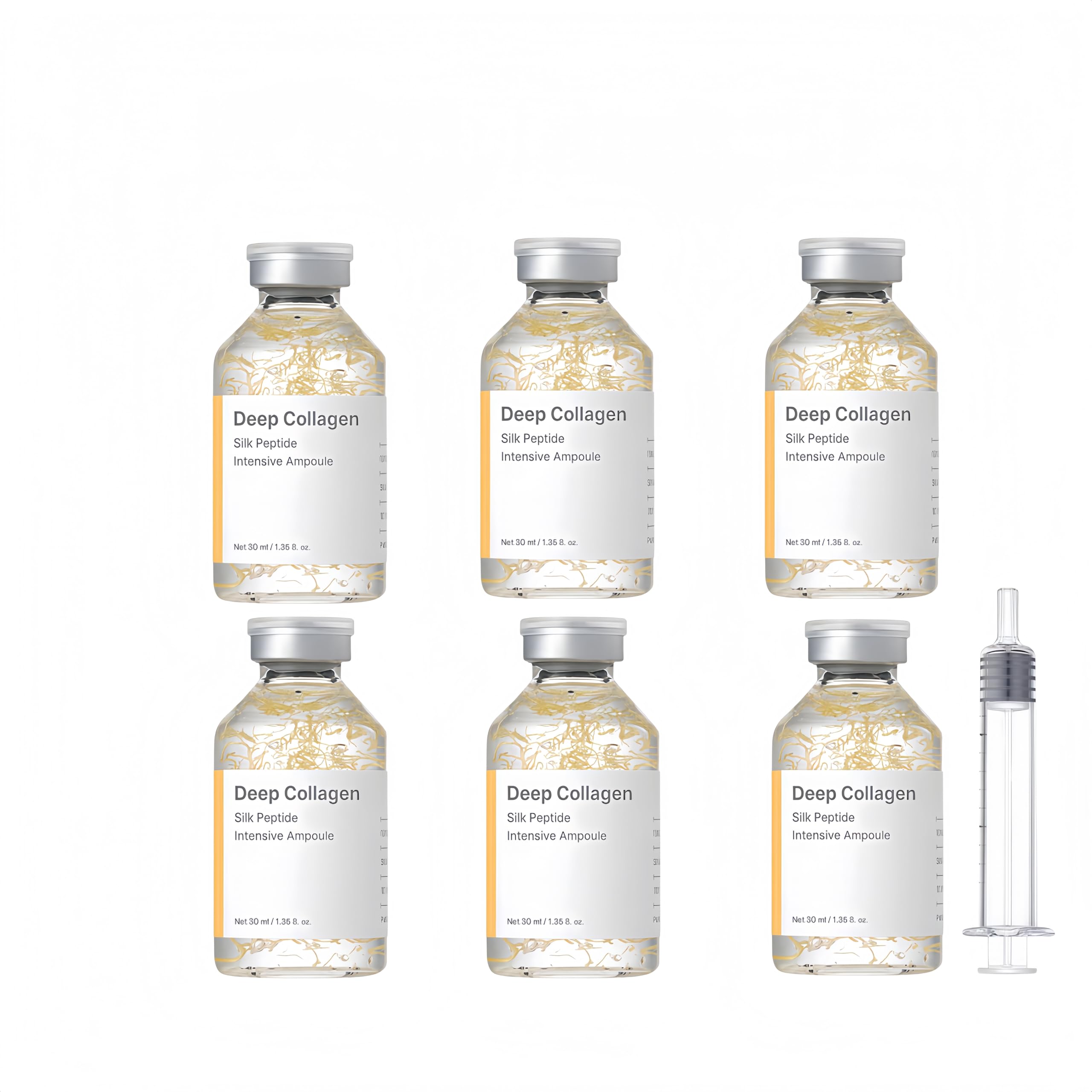 BioChroma Siero Viso Coreano Effetto Lifting al Collagene 2x30ml | Siero viso coreano liftante con collagene e peptidi di seta. Azione antietà rimodellante per pelle tonica e idratata.
