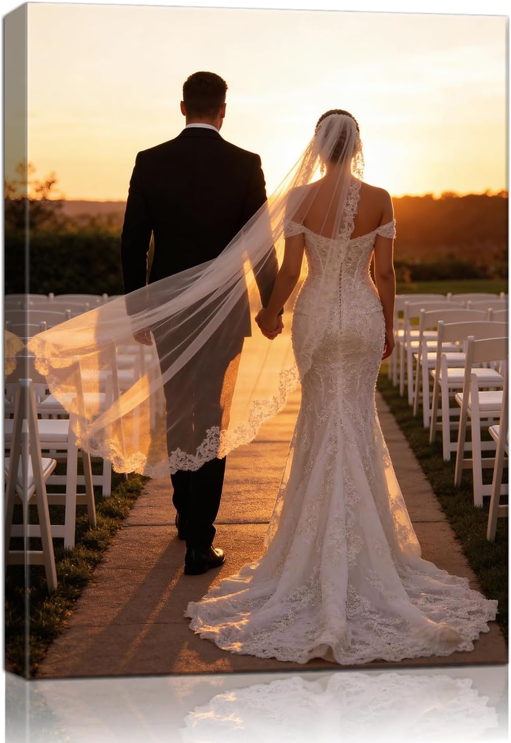 HomeifHue Custom Canvas Prints with Your Photos Personalized Canvas Photos Prints Wall Art Customize Canvas Pictures Gift Family, Friend, Lover, Pet 24x32in