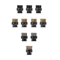Dupray Small Brushes Brass Horsehair Nylon Stainless Steel Accessory Parts for Steam Cleaner Brush Head for Cleaning Grout