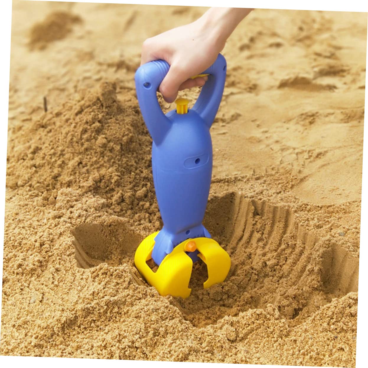 iplusmile 2 Piezas Juguete de Playa Infantil Azul Agarrador de Arena y Práctico para Verano Favorece Habilidades Manuales Imaginación para Playa