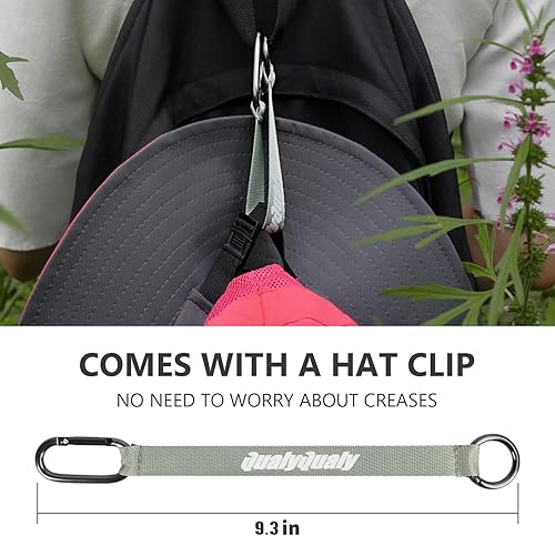 Miniatura 2 de QualyQualy 2 sombreros de sol para padres e hijos con 2 clips para sombrero, sombrero familiar a juego para el sol de playa de verano