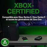 Seagate Game Drive for Xbox 4 To - Disque dur externe - HDD portable - USB 3.2 1re génération, noir, certifié Xbox, LED RVB, avec les services Rescue valables 3 ans (STKX4000402) - 3