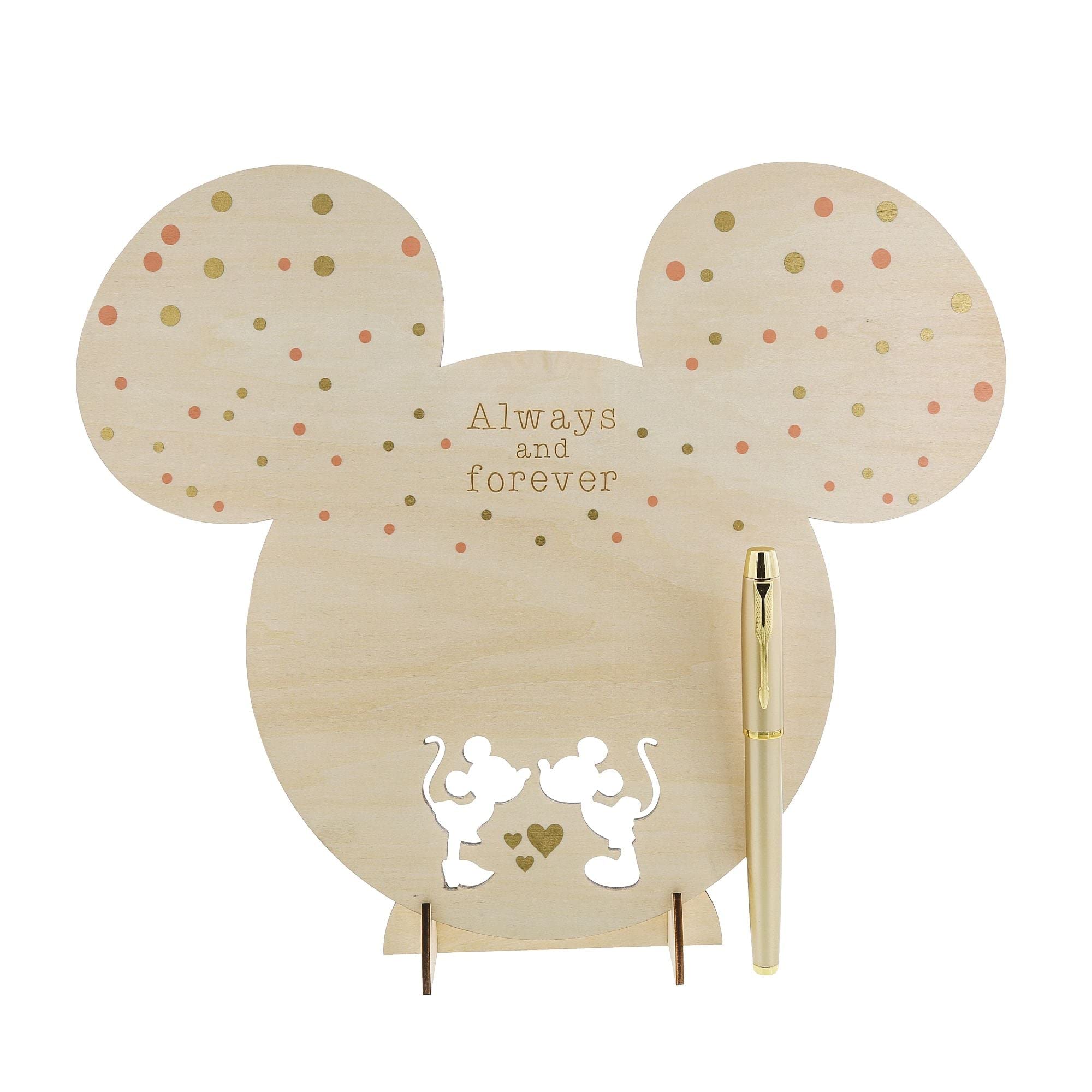 Disney Mickey and Minnie Mouse Plaque
