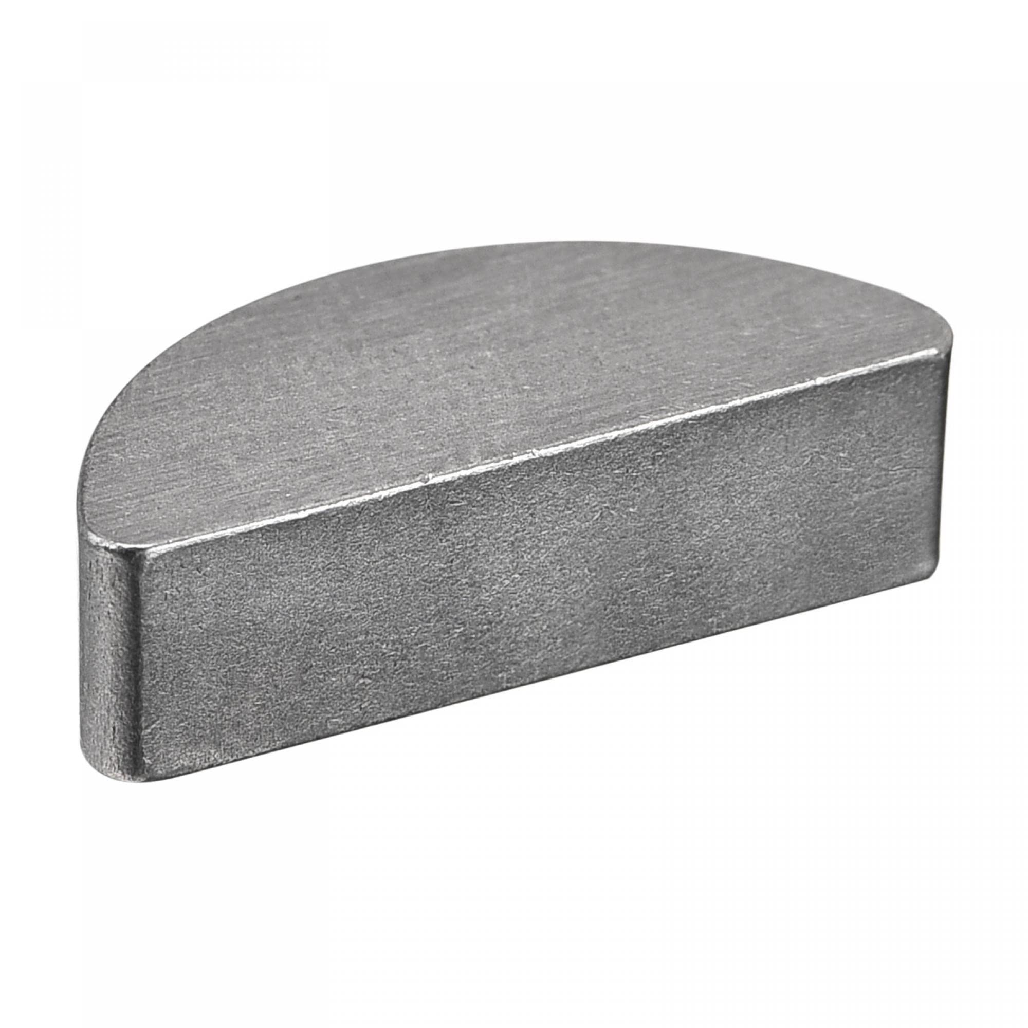 sourcing map Clavette Demi Lune 10pcs 45# Acier 22mm Longueur x 9mm Largeur x 6mm Épaisseur Demi-cercle Clé