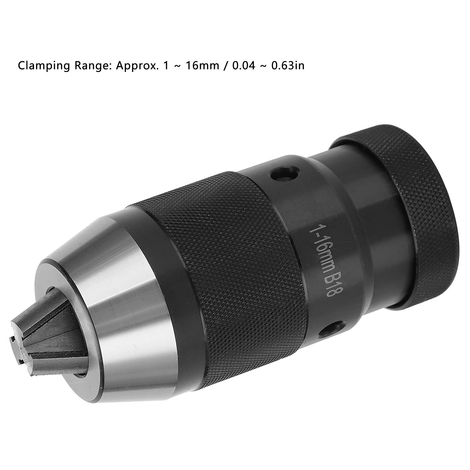 Hardware per tornio senza chiave con mandrino autoserrante da 1‑16 mm | Stringere automaticamente la di serraggio con il mandrino autoserrante senza chiave per trapano con durezza 38‑42HRC