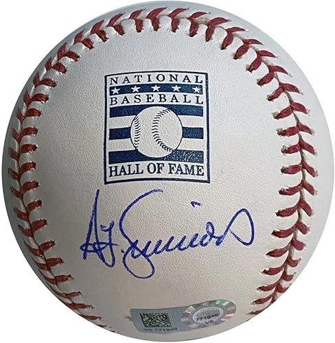 Topps Ted Simmons Hof Logo Baseball - Autographed Baseballs