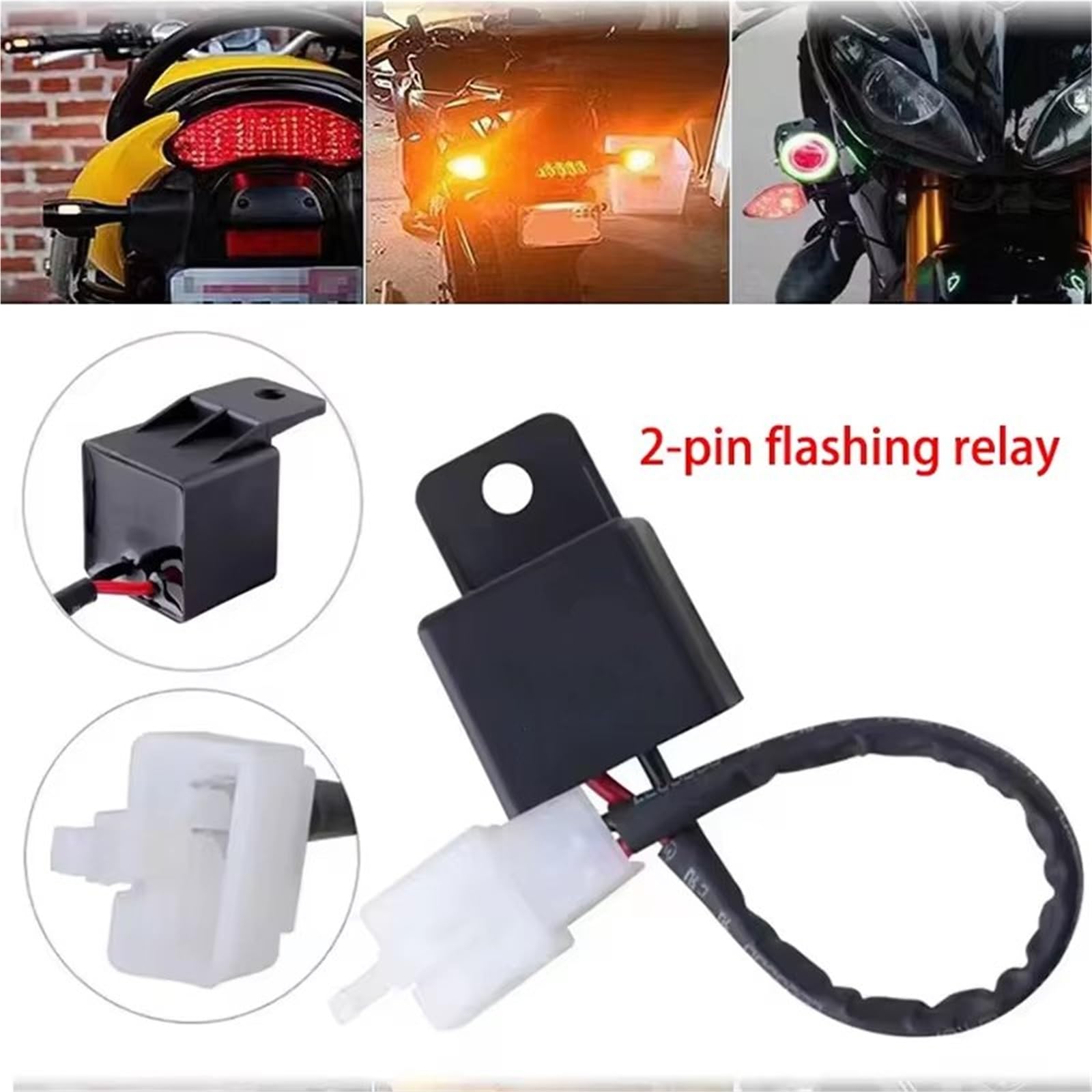 Módulo de señal de giro Compatible Con Yamaha Para YZF-R6 1999-2020 Interruptor De Motocicleta Indicador Señal Giro Ajustable Módulo Relé Intermitente