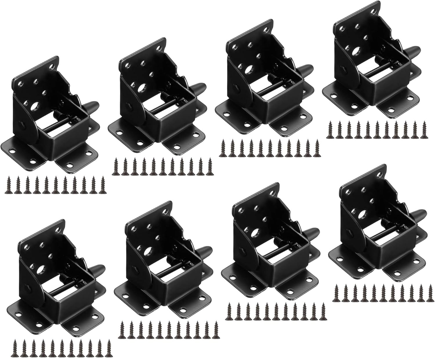 PATIKIL Folding Hinge, 8 Pack 2.2