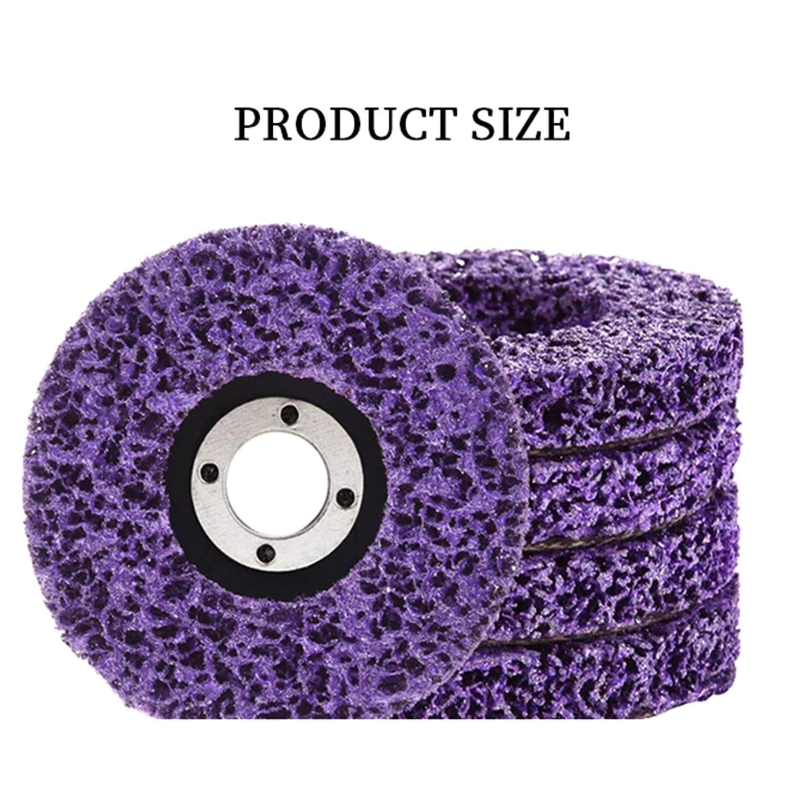 125 mm Schleifscheiben, Klett Schleifscheiben, Schleifpapierscheibe, Schleifpapier Fächerscheiben für Stabschleifer, Winkelschleifer