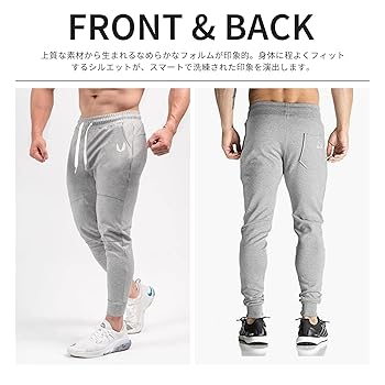 YAMAMOTO スウェットパンツ　トレーニング　ジムウェア　フィットネス Amazon | ジョガーパンツ メンズ WILLS FITNESS ウィルズ