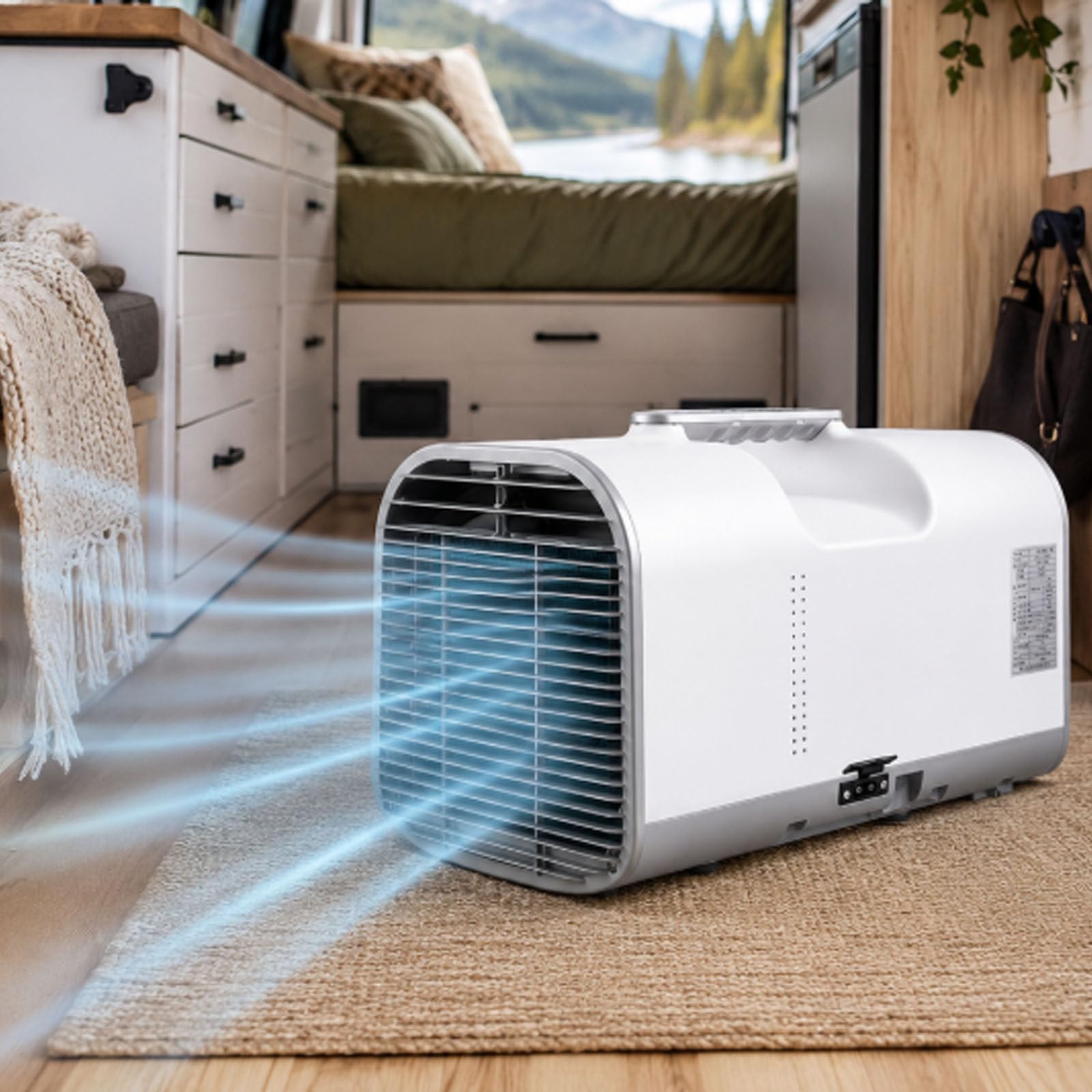 Mothdust One Color Mobile Air Conditioner Portable Ac Unit For Camping Tent Indoor
