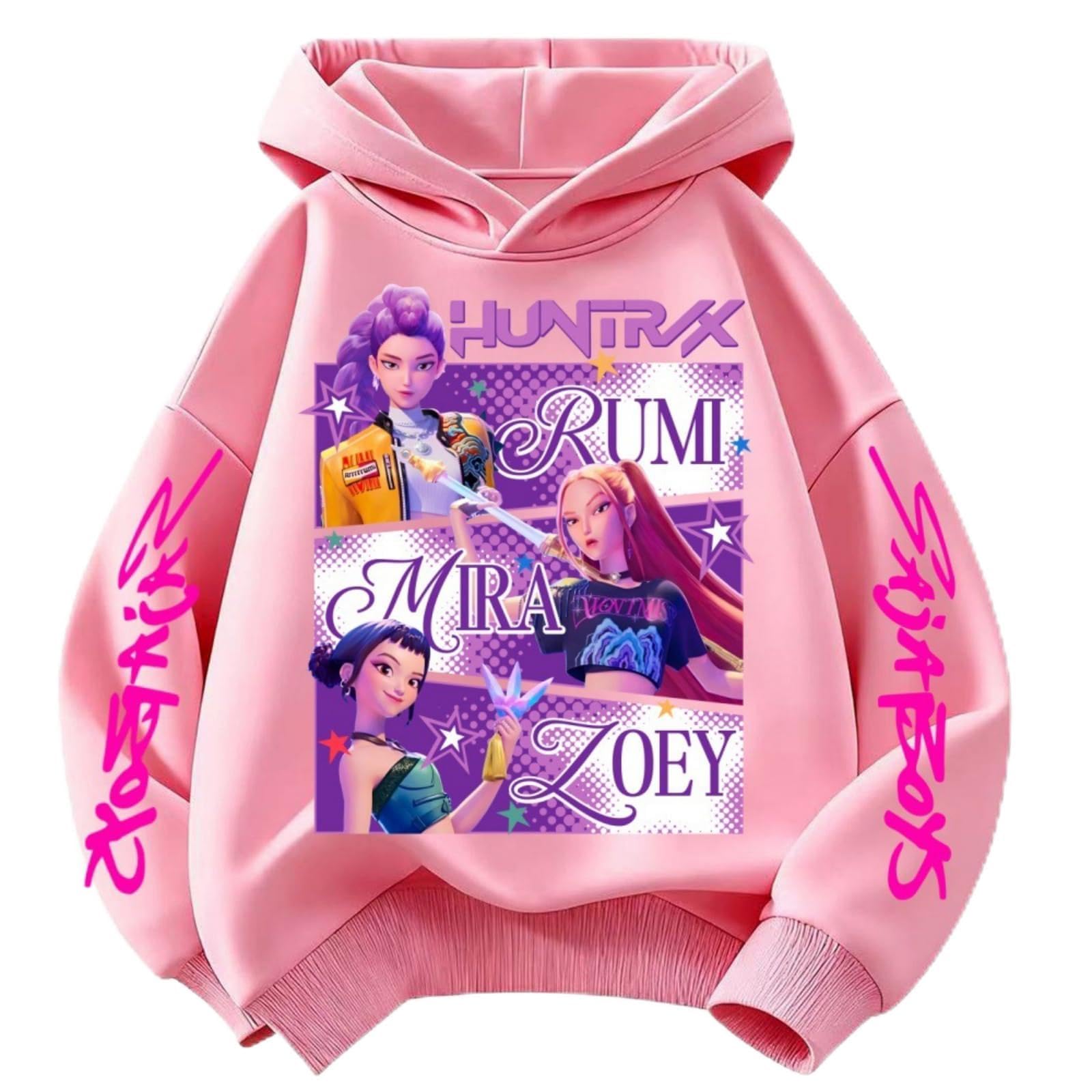 SXMURP K-Pop Hoodie For Girls Teens Trendy Long Sleeve Sweatshirt Graphic Print Cozy Hunters Hoodies — view 15