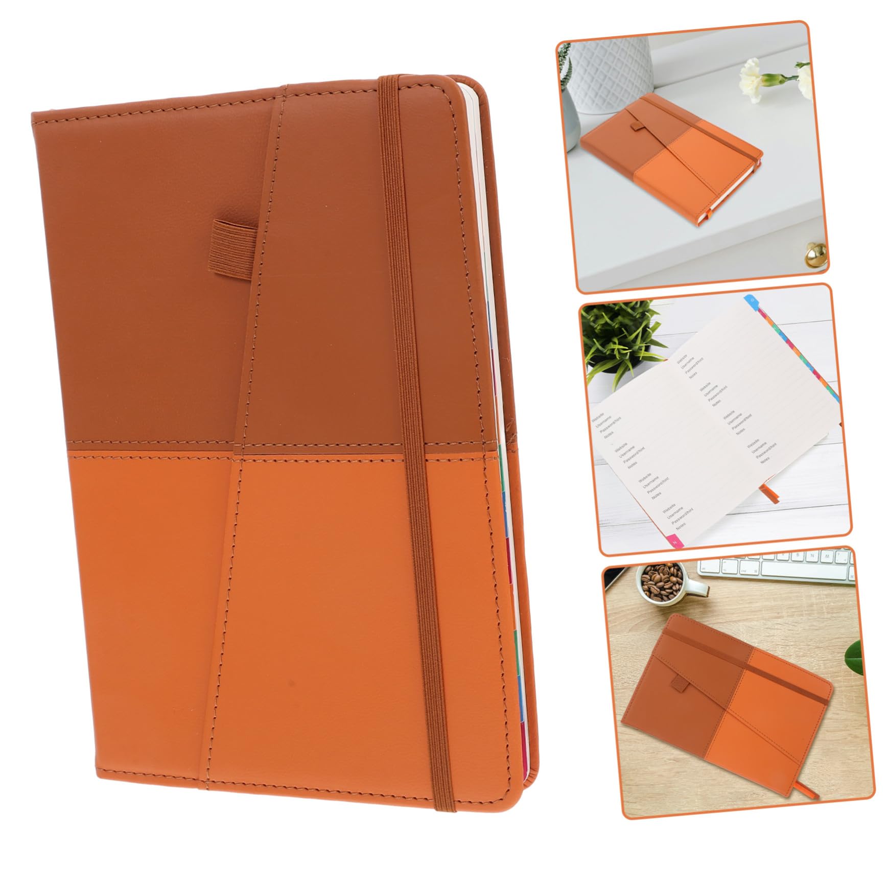 Carnet Colorés Mots de Alphabétiques Onglets avec Passe A5