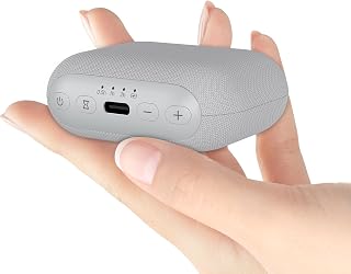 ANJANK Tragbare Mini-Reise-Soundmaschine mit weißem Rauschen für Kinder und Erwachsene, mit 20 beruhigenden Geräuschen, leistungsstarker Akku, 30-Stufen-Lautstärke, Schlaf-Timer, Geräuschunterdrückung