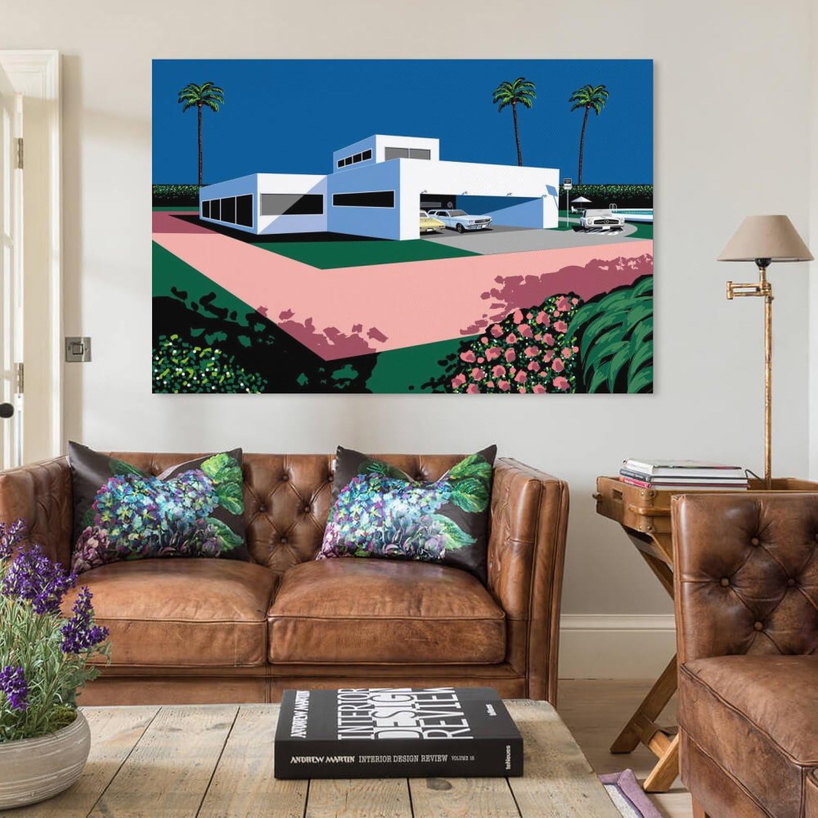 Amazon.co.jp: イラストレーター 永井博 アートポスター 80年代シティ