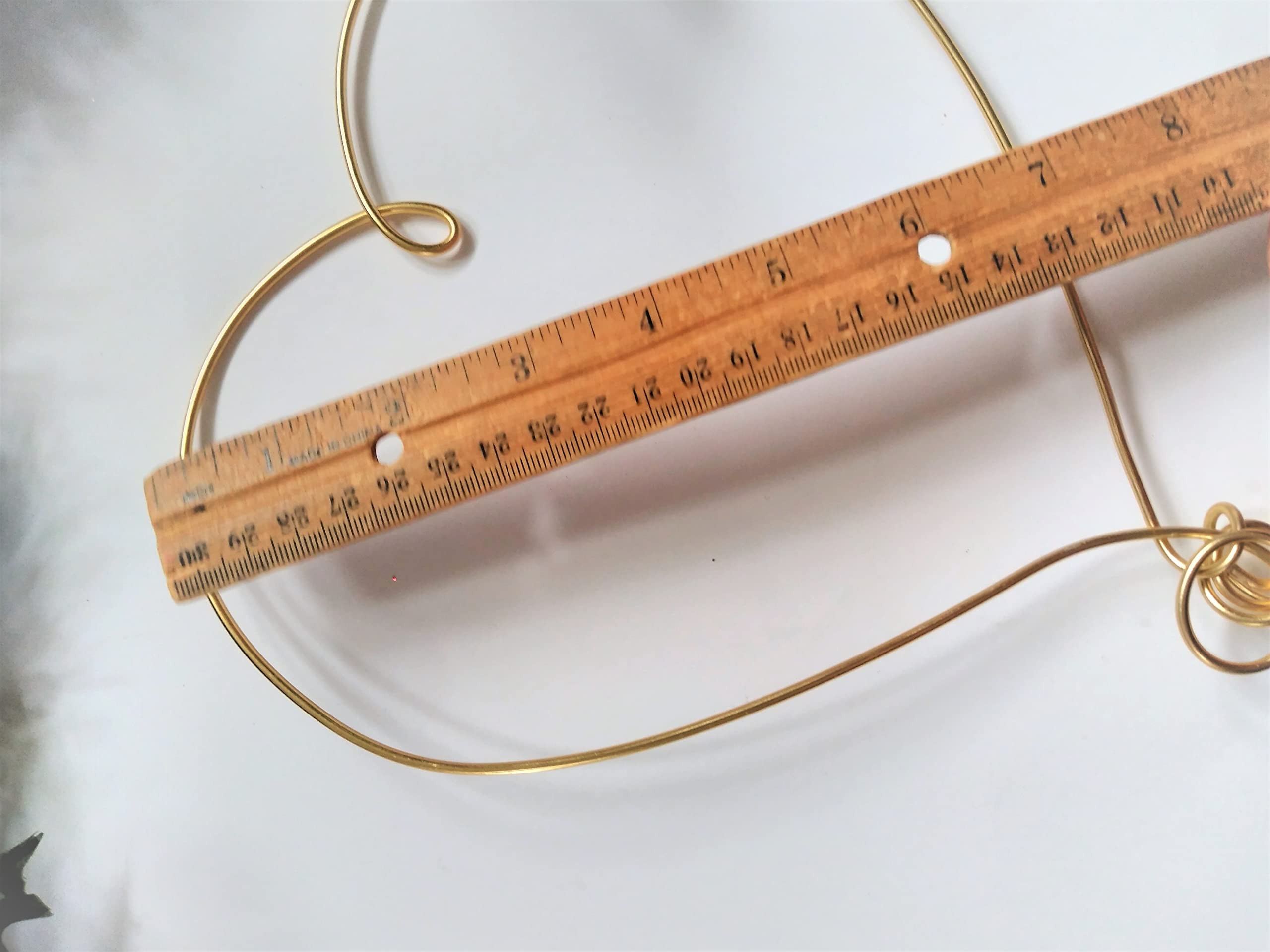 Wire Heart Tree Topper For Christmas Holiday Decor In Custom Color