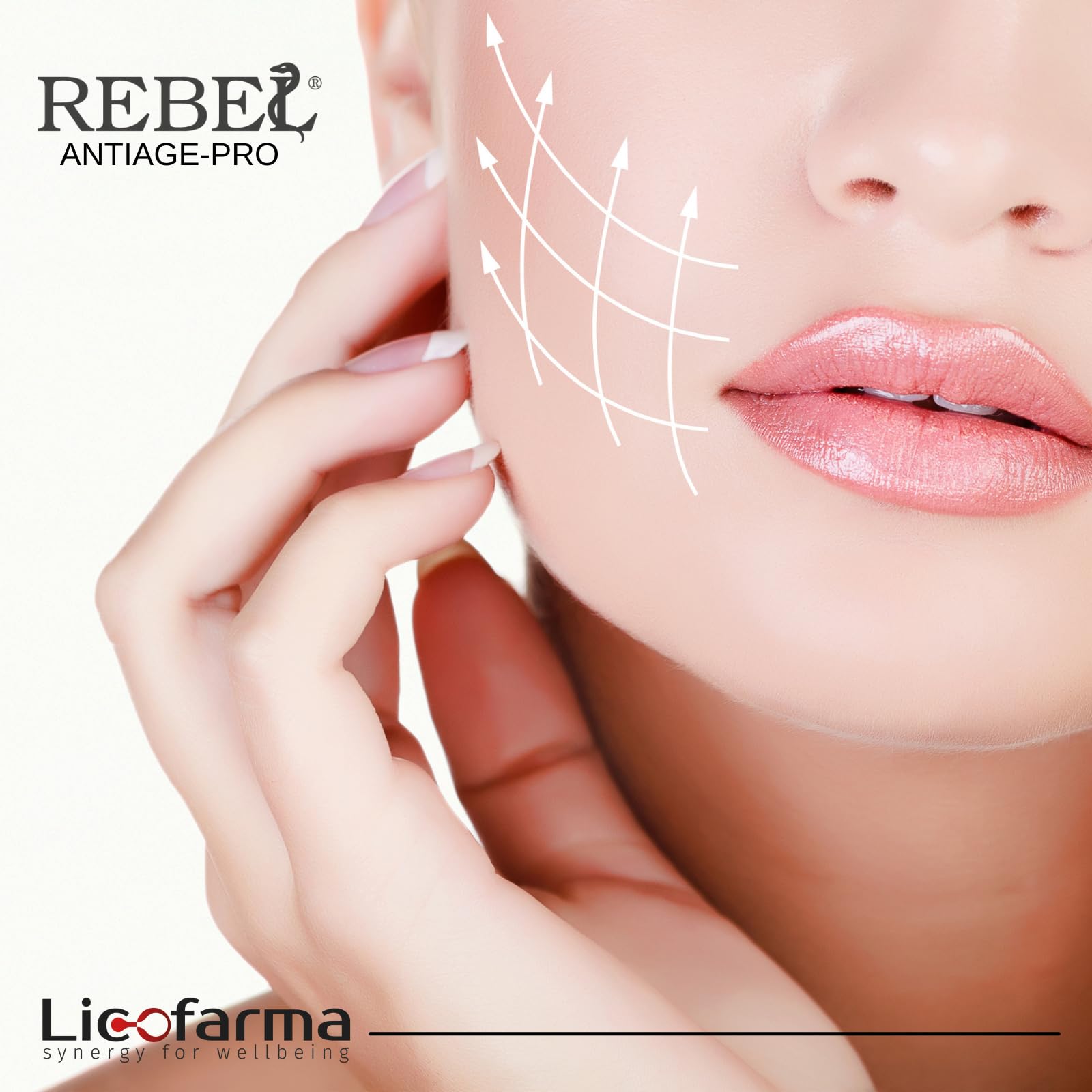 Rebel Antiage Pro Siero Antiageing | Liftante e Riempitivo | Trattamento Rughe Marcate | Con Acido Ialuronico a 3 Pesi Molecolari | Flacone Airless 30 ml
