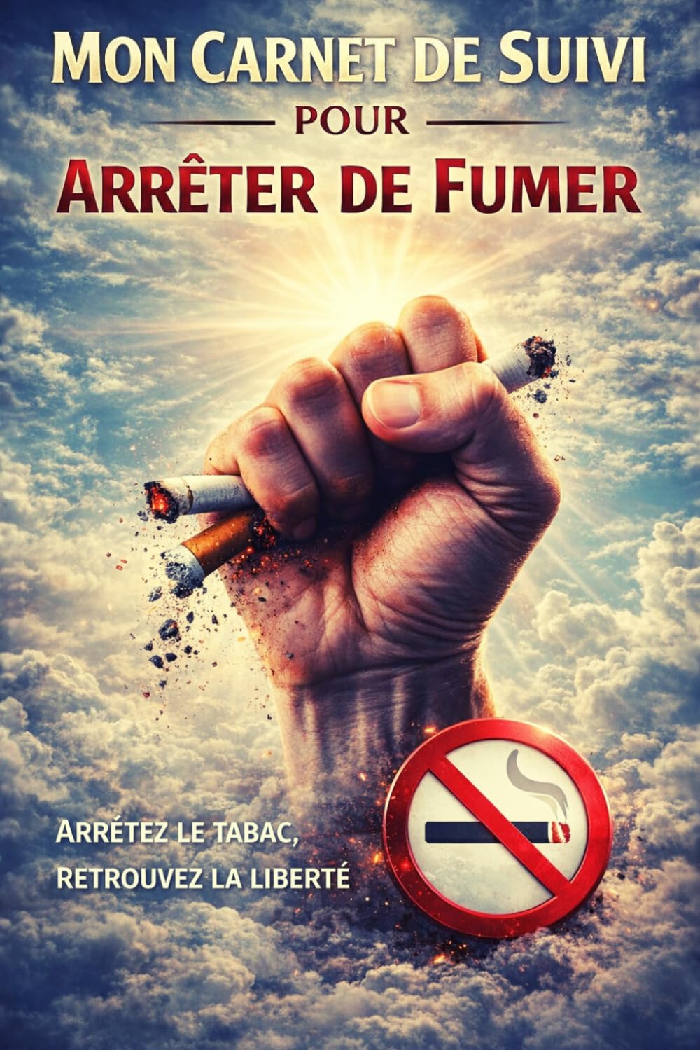 Mon Carnet de Suivi pour Arrèter de Fumer: Aréeter de fumer,Carnet de suivi d'arrêt du Tabac,100 jours pour arrêter définitivement,format 6*9 pouces, idée de cadeau fumeur