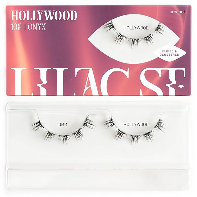 Lilac St - Hollywood Glamorous Faux Eyelash Clusters 10mm - Wispy Spiky - DIY Lash Extension Wisps -