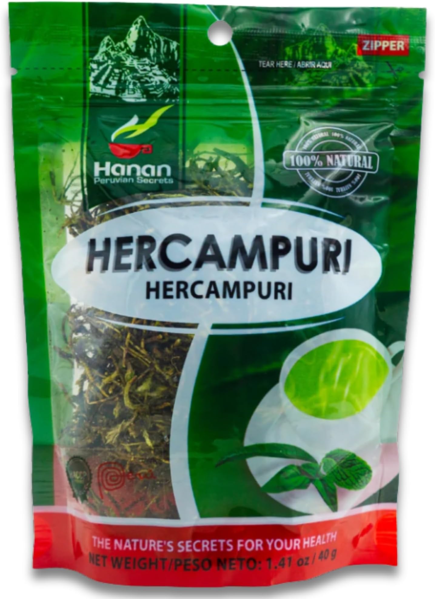 Hercampuri - 100% Natural Gentianella Alborosea 1.41oz / 40g - Natural Detox